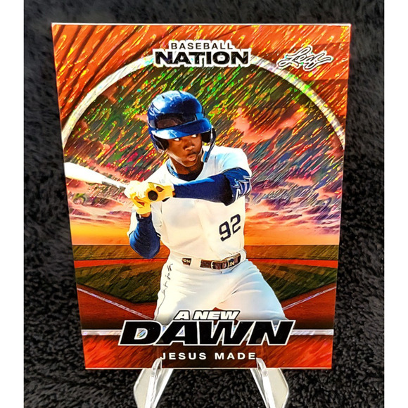 2025 Jesus Made 4/4 A New Dawn Milwaukee Brewers Top Prospect - Picture 1 of 3